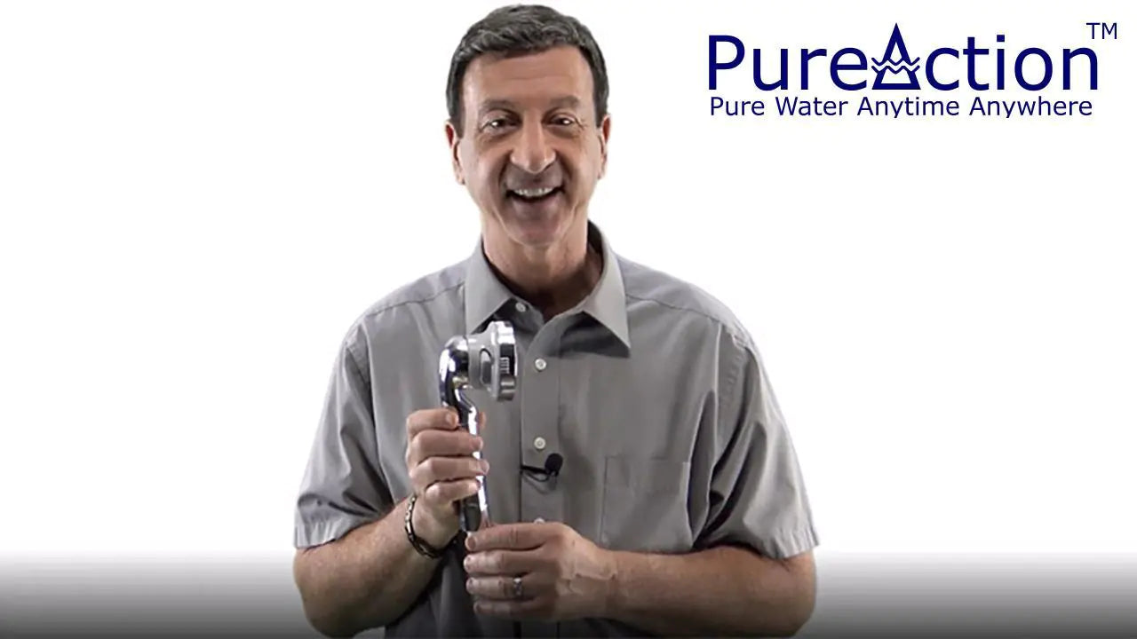 Aurum Filtered shower head Silver